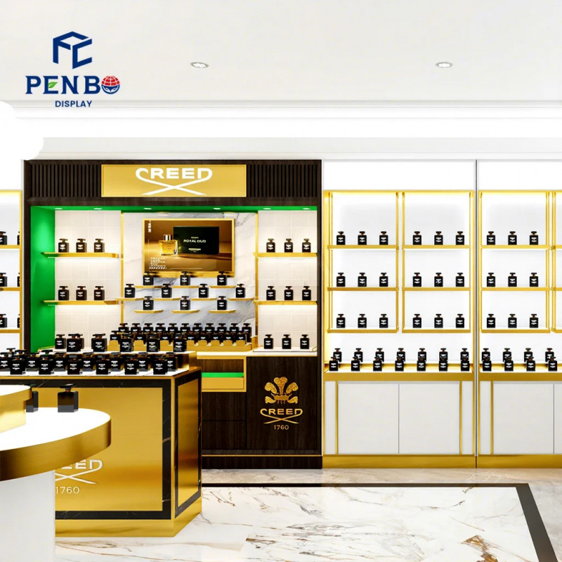 Perfume Fragrance Bar - واجهة عرض عطور فاخرة مخصصة، منصة