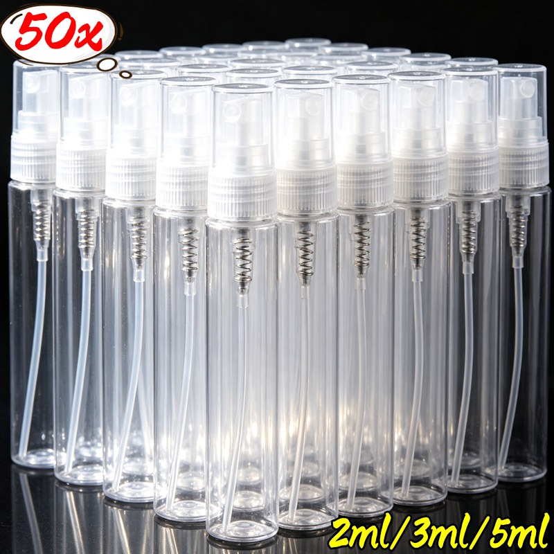 Perfume Travel Set - 50/10 قطعة زجاجة رذاذ عطر صغيرة