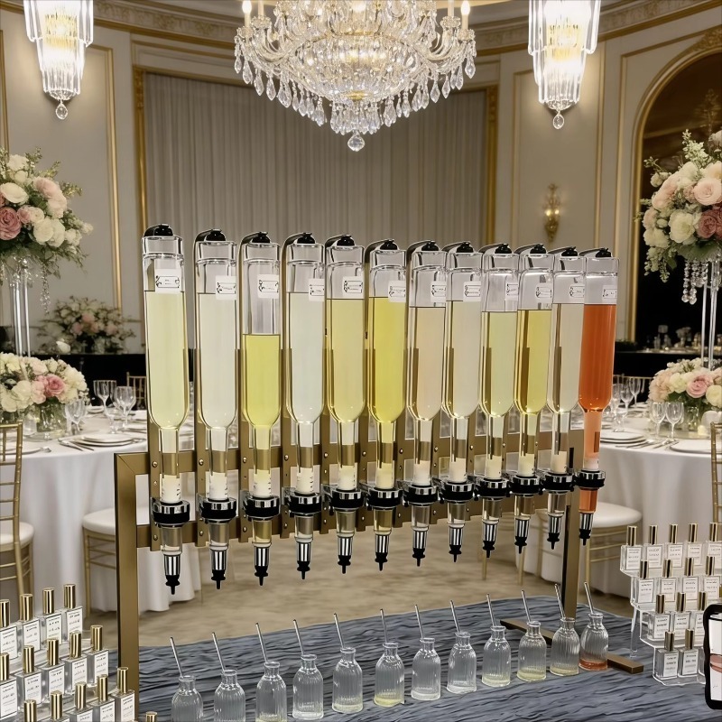حامل عطور فاخر ذهبي للمكتب، مو - مراجعة Perfume Fragrance Bar وسعره